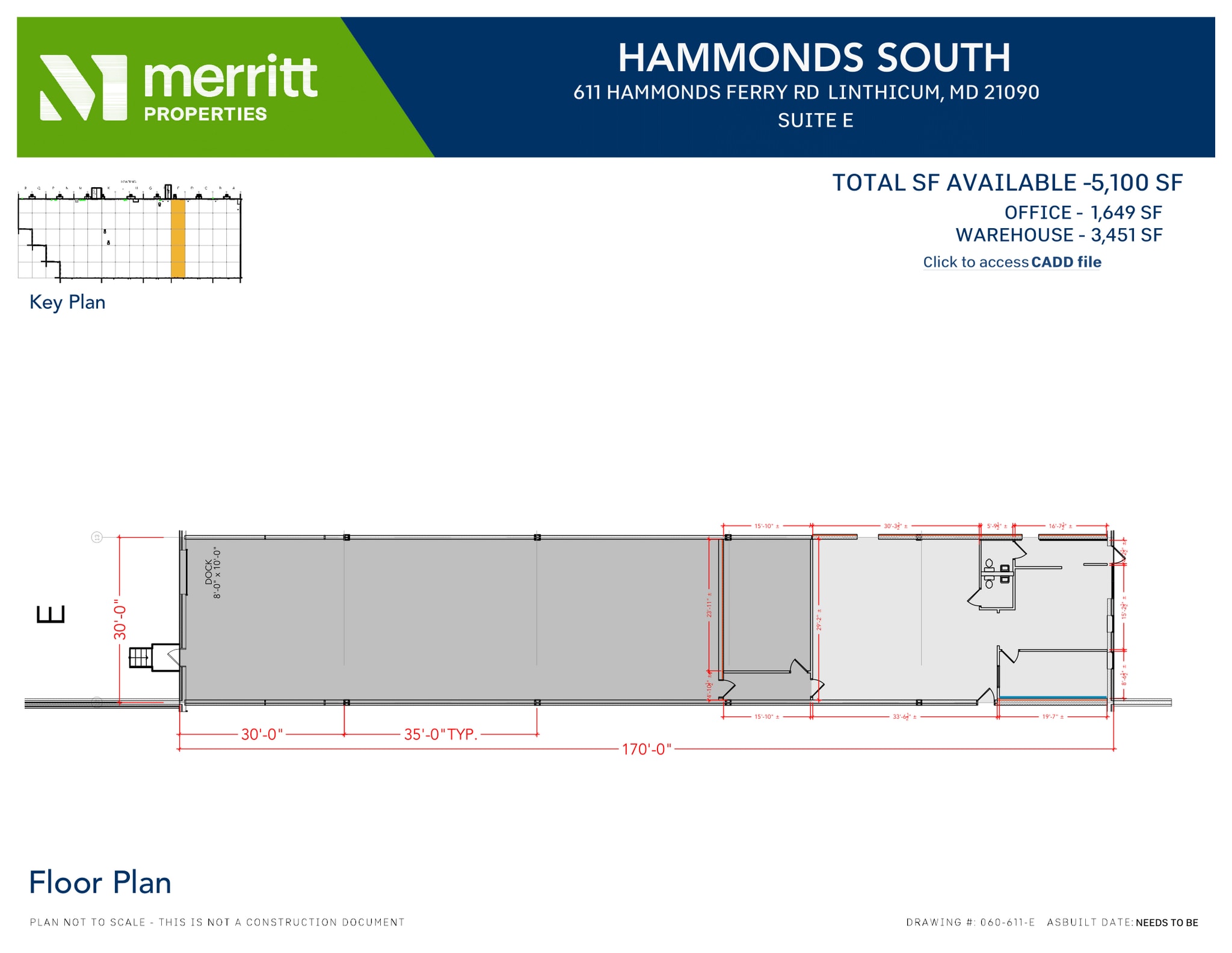 611 Hammonds Ferry Rd, Linthicum, MD for lease Floor Plan- Image 1 of 1