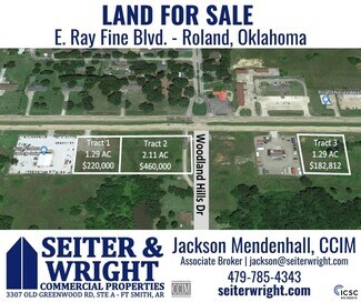 Plus de détails pour 224 E Ray Fine Blvd, Roland, OK - Terrain à vendre