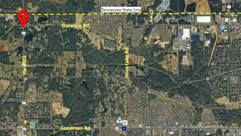 Hwy 301, Southaven, MS for sale - Aerial - Image 2 of 3