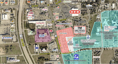 NEC SH 249 & Medical Complex Drive, Tomball, TX - aerial  map view