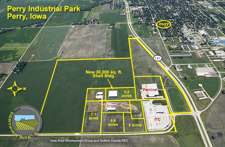 507 Research Dr, Perry, IA à vendre - Photo du bâtiment - Image 2 de 10