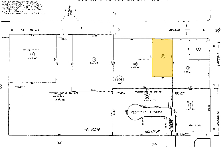 2618-2636 W La Palma Ave, Anaheim, CA à louer - Plan cadastral - Image 2 de 5