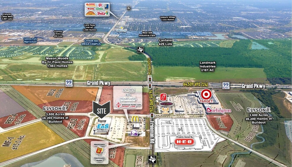 NWC of FM 529 & Elyson Exchange Way, Katy, TX à louer - Photo du bâtiment - Image 2 de 5