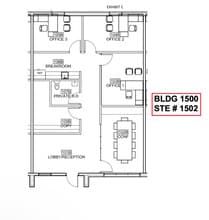 1325 Main St, Katy, TX à louer Plan d’étage- Image 2 de 2