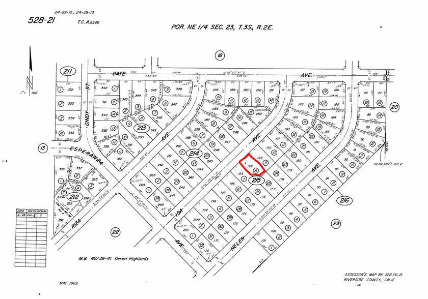 0 Ida Ave, Cabazon, CA à vendre - Plan cadastral - Image 1 de 1