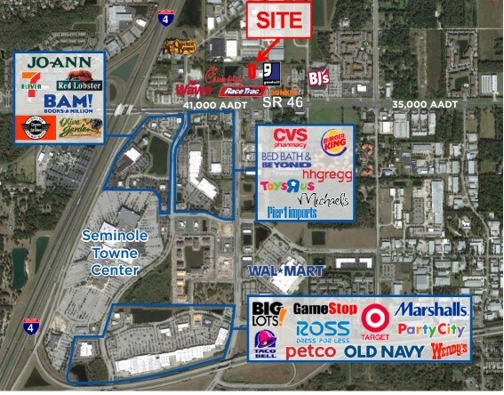 4516 W SR 46, Sanford, FL à vendre - Aérien - Image 2 de 4