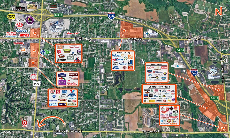 4608-4660 N Illinois St, Fairview Heights, IL for lease - Building Photo - Image 3 of 11