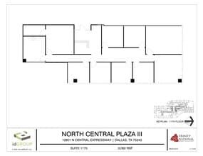 12801 N Central Expy, Dallas, TX for lease Site Plan- Image 2 of 2