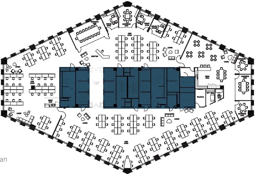 201 Mission St, San Francisco, CA for lease Floor Plan- Image 1 of 1