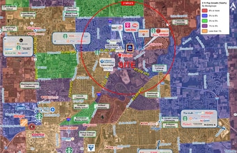 3800 E Dupont Rd, Fort Wayne, IN - Aérien  Vue de la carte