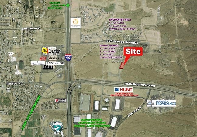 2026 Bluff Creek St, El Paso, TX for lease Aerial- Image 1 of 2