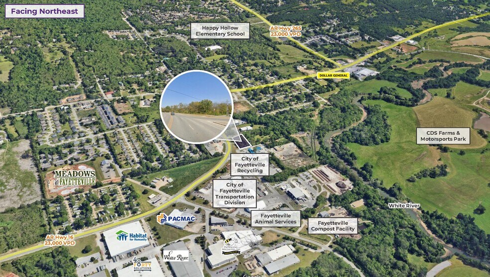 1218 Happy Hollow Rd, Fayetteville, AR for sale - Primary Photo - Image 1 of 3