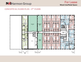 608 Madison Ave, Toledo, OH à louer Plan d’étage- Image 1 de 1