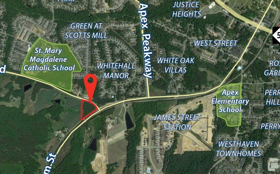 Apex Barbecue Rd, Apex, NC à vendre Photo principale- Image 1 de 4