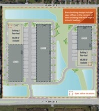 830 17th St E, Palmetto, FL à louer Plan de site- Image 2 de 2