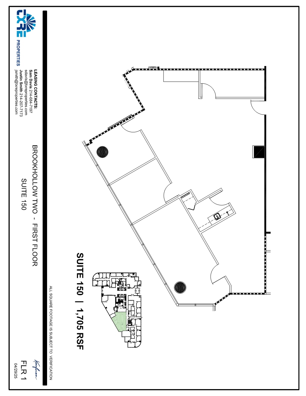 2301 E Lamar Blvd, Arlington, TX for lease Floor Plan- Image 1 of 2