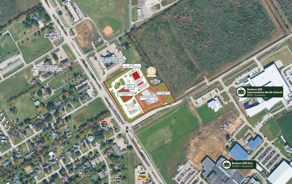 10440 Eagle Dr, Mont Belvieu, TX à louer - Photo du bâtiment - Image 2 de 3