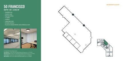 50 Francisco St, San Francisco, CA for lease Floor Plan- Image 1 of 1
