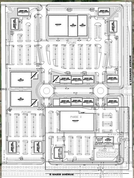 3693 Shaw Ave, Clovis, CA à vendre - Plan de site - Image 2 de 2