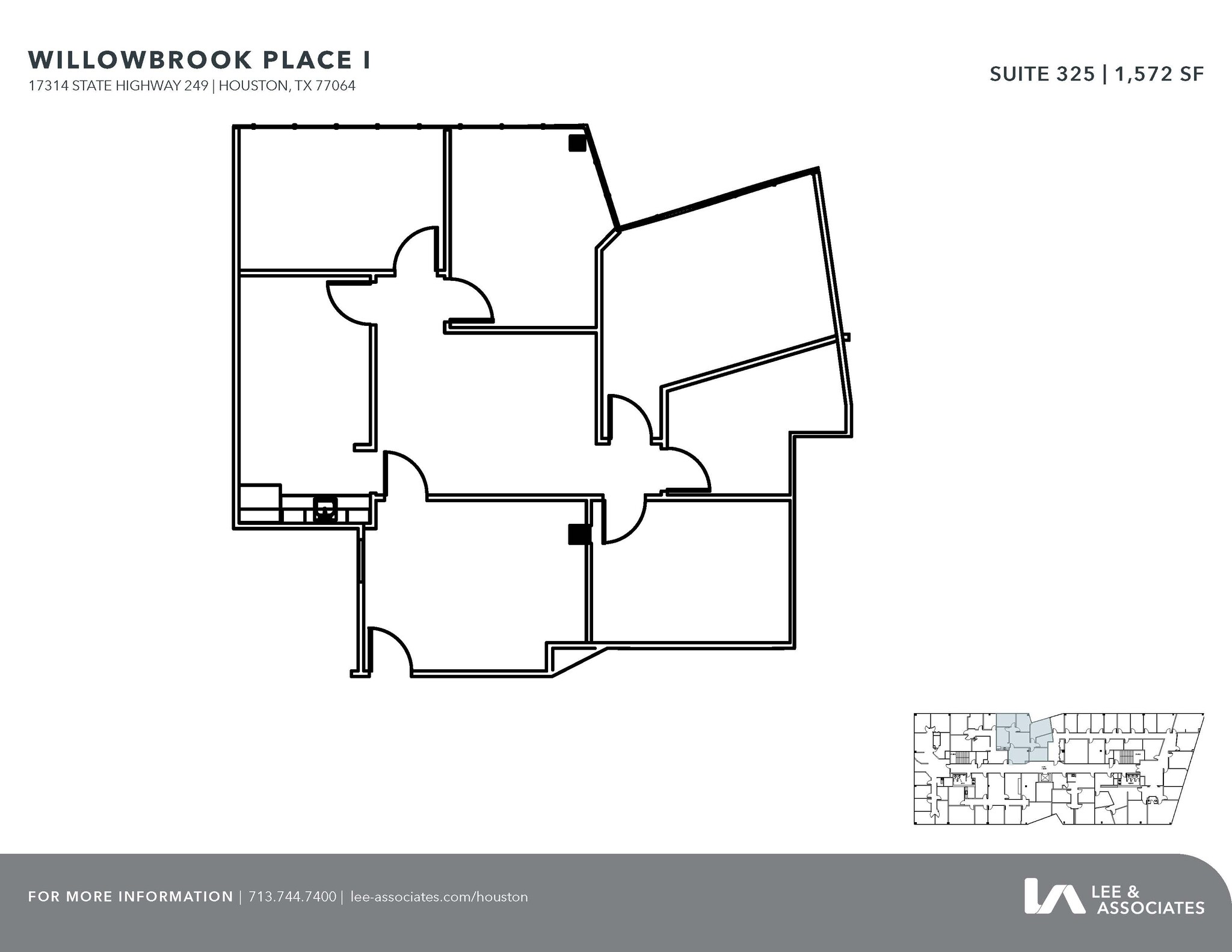 17314 State Highway 249, Houston, TX for lease Floor Plan- Image 1 of 2