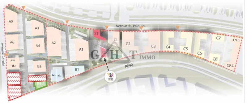 Industriel dans Tremblay-en-France à vendre - Plan de site - Image 2 de 5