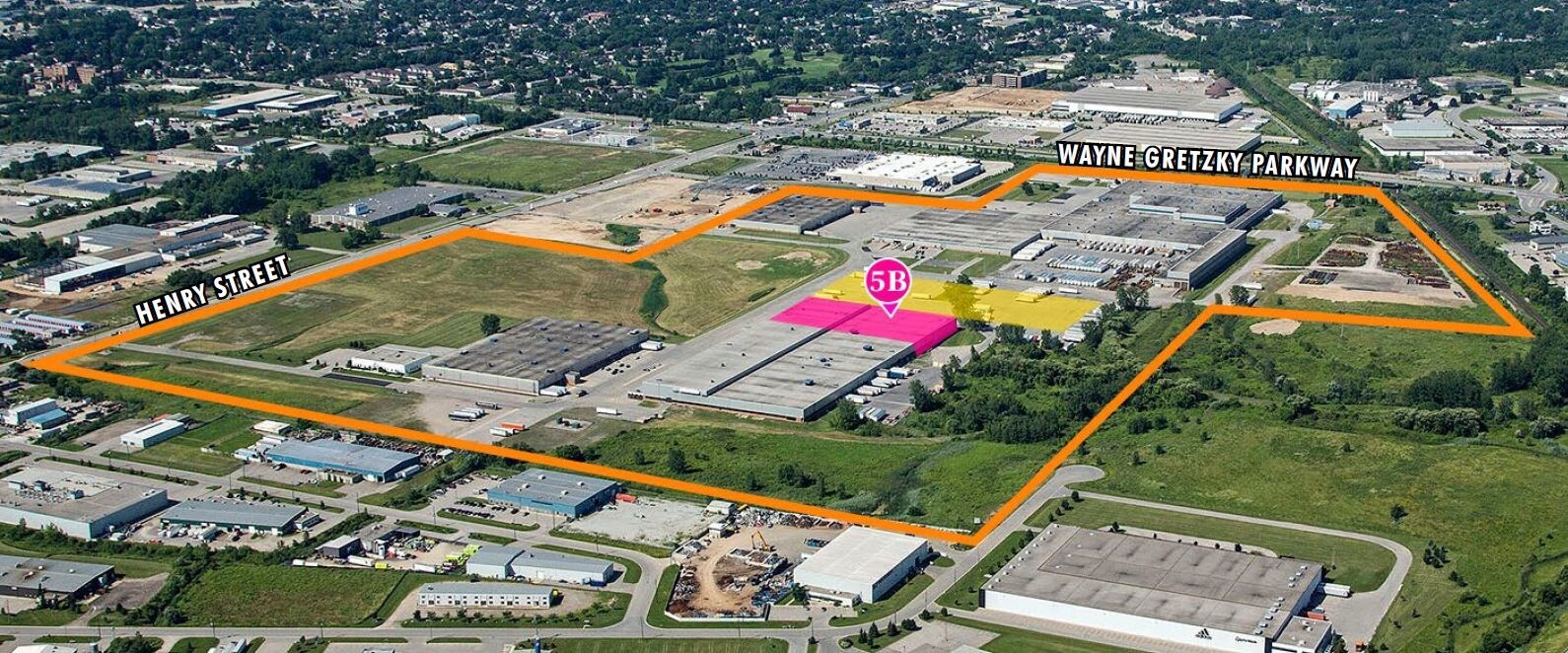 225 Henry St, Brantford, ON for sale Aerial- Image 1 of 1