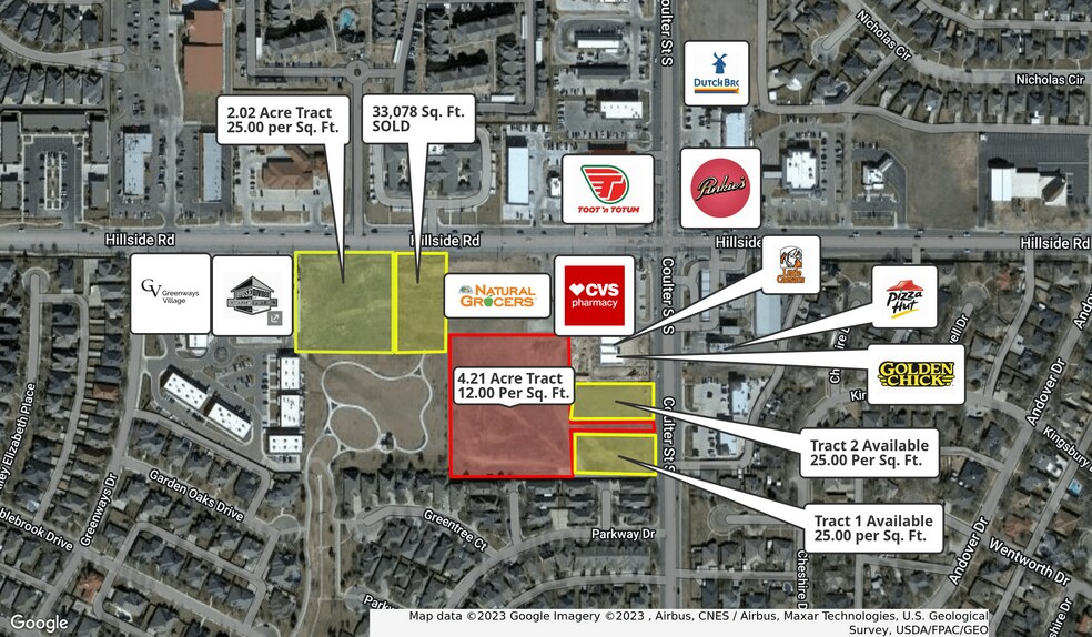 Hillside & Coulter 3.6 Acres, Amarillo, TX à vendre - Photo du bâtiment - Image 2 de 5
