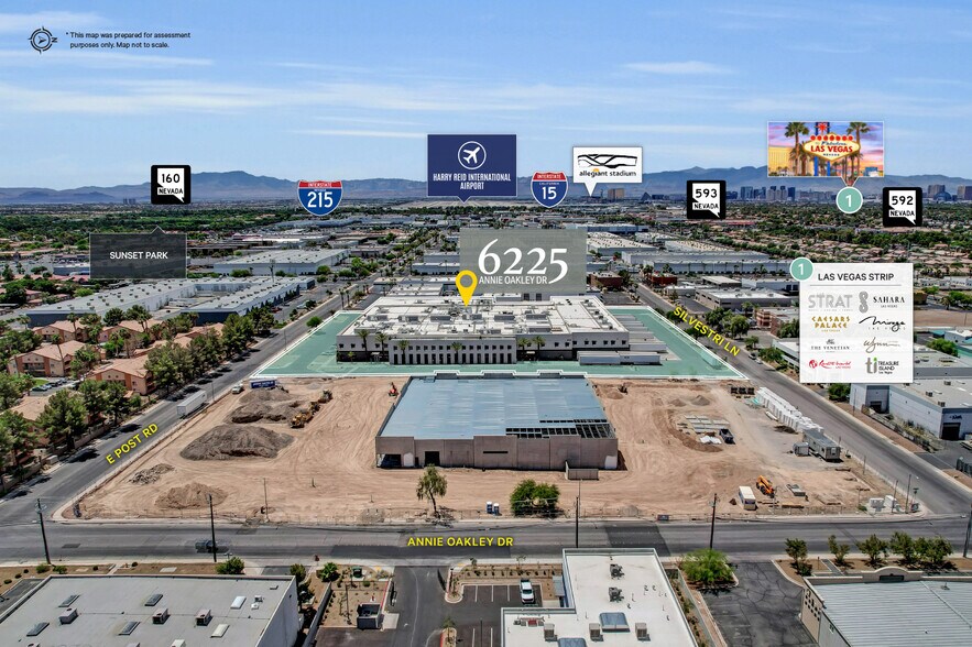 6225 Annie Oakley Dr, Las Vegas, NV à vendre - Aérien - Image 2 de 10