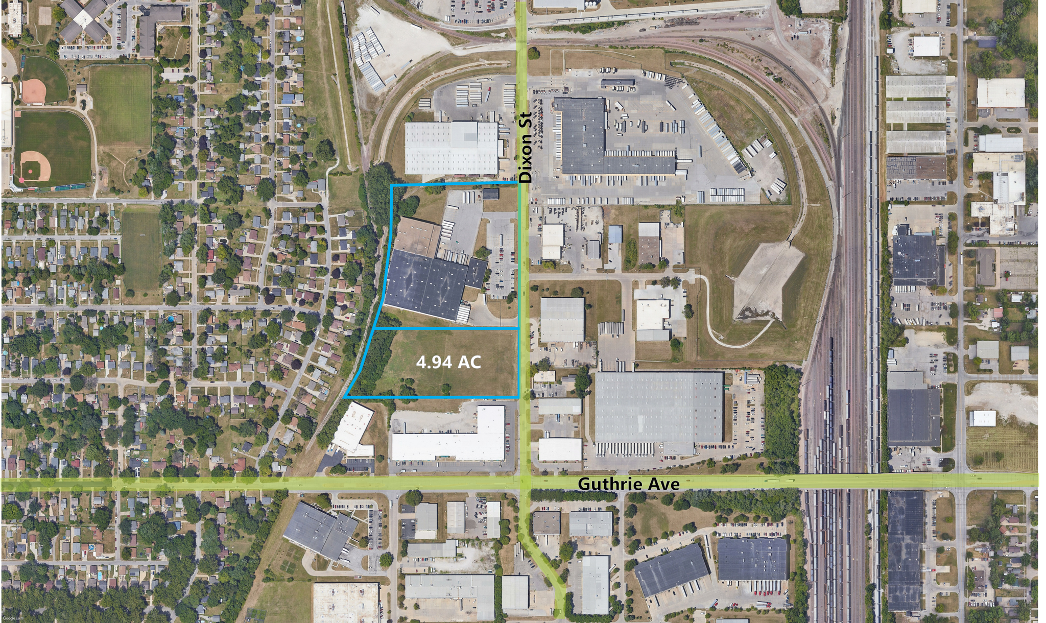 2500 Dixon St, Des Moines, IA for sale Aerial- Image 1 of 7