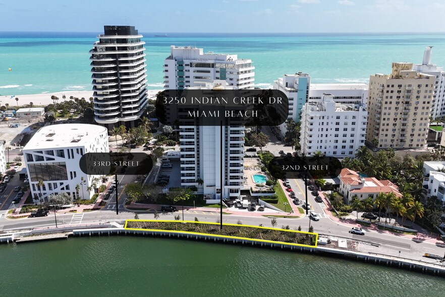 3250 Indian Creek Drive, Miami Beach, FL à vendre - Aérien - Image 1 de 11