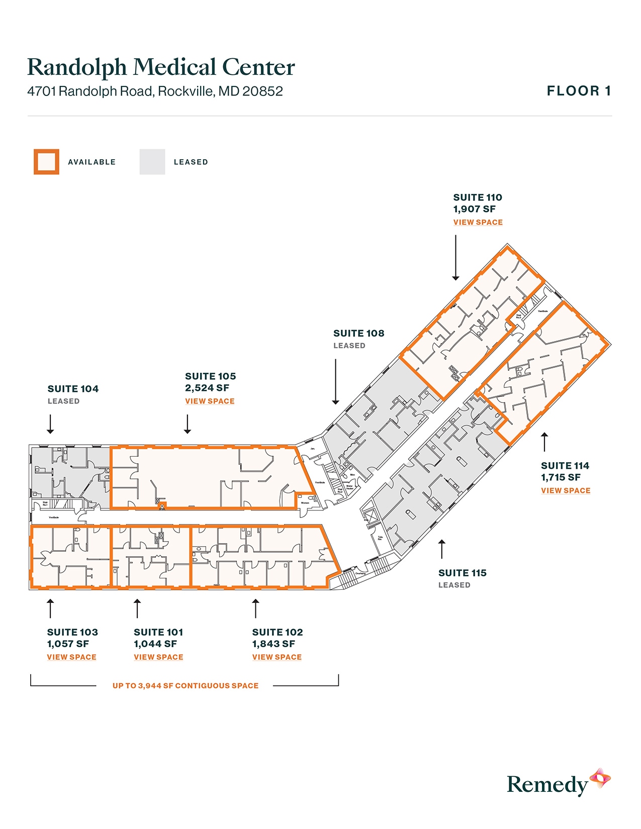 4701 Randolph Rd, Rockville, MD for lease Floor Plan- Image 1 of 1