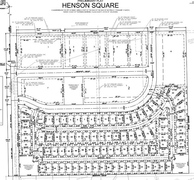 SEC 151st & Harvard, Bixby, OK à vendre - Plan de site - Image 2 de 3