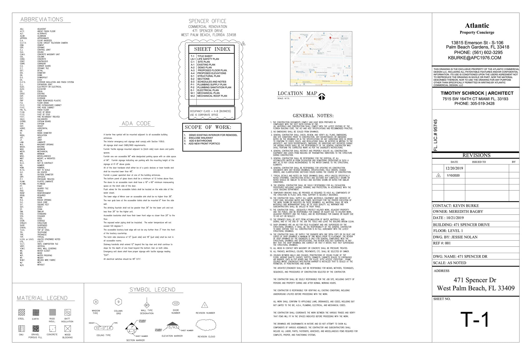 469 Spencer Dr, West Palm Beach, FL for lease Site Plan- Image 1 of 1