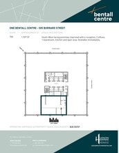505 Burrard St, Vancouver, BC for lease Floor Plan- Image 1 of 1