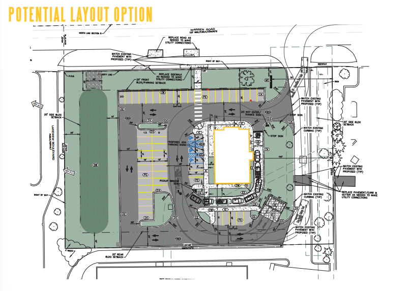 36101 Warren Rd, Westland, MI for sale - Site Plan - Image 1 of 6