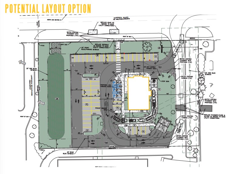 36101 Warren Rd, Westland, MI for sale Site Plan- Image 1 of 7