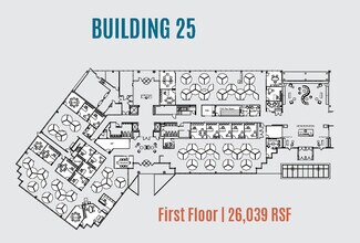 25 Tri State International, Lincolnshire, IL for lease Floor Plan- Image 1 of 4
