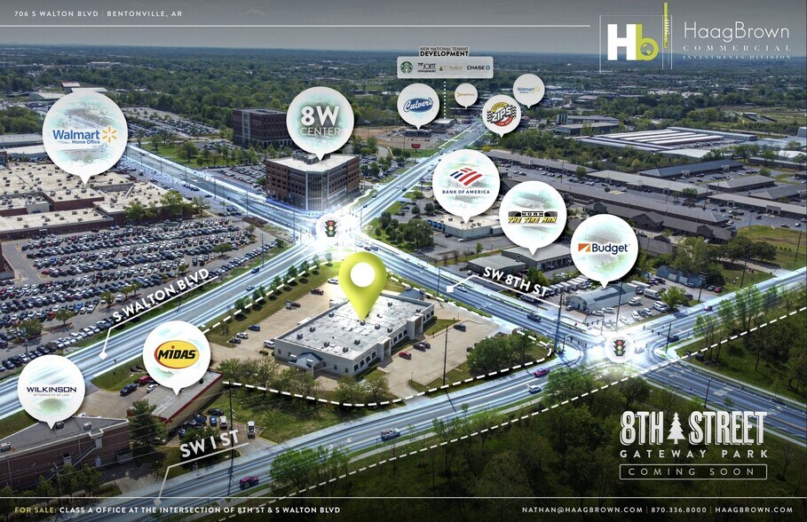 706 S Walton Blvd, Bentonville, AR à vendre - Photo du bâtiment - Image 2 de 15