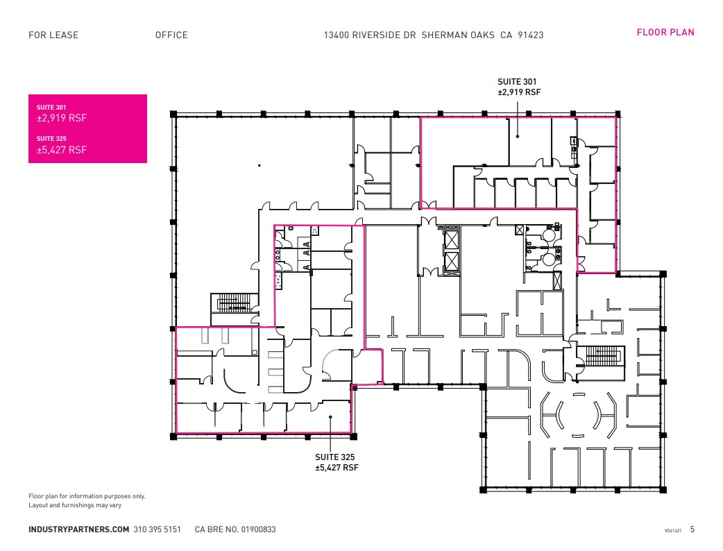 13400 Riverside Dr, Sherman Oaks, CA for lease Floor Plan- Image 1 of 1