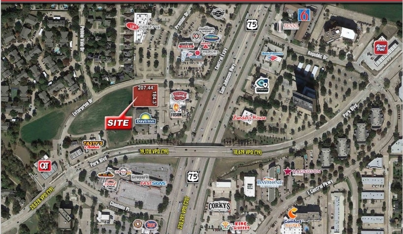 Central Expy & Park Blvd, Plano, TX for lease - Aerial - Image 2 of 4