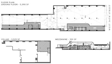 45 W 34th St, New York, NY à louer Plan d  tage- Image 2 de 2