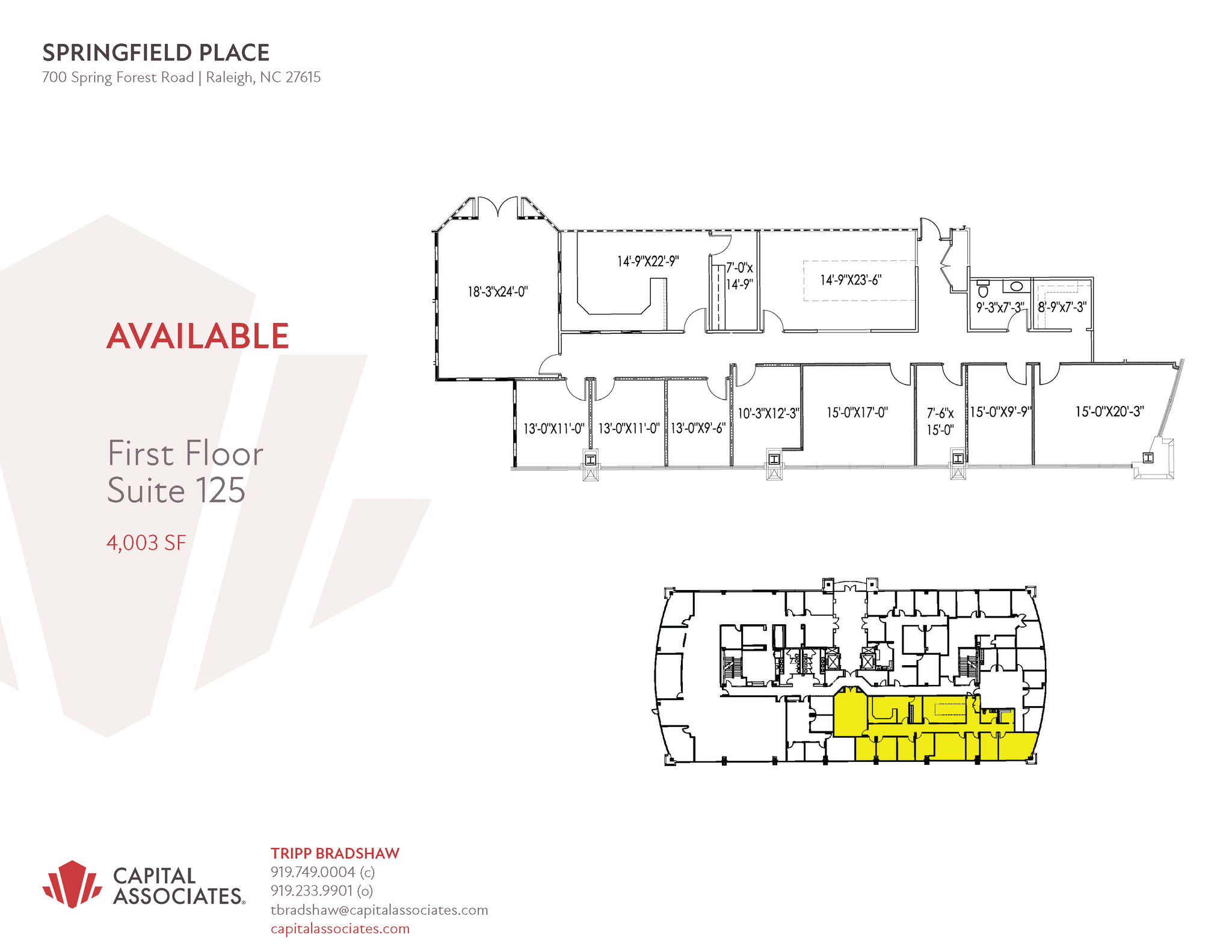 700 Spring Forest Rd, Raleigh, NC à louer Plan d  tage- Image 1 de 1