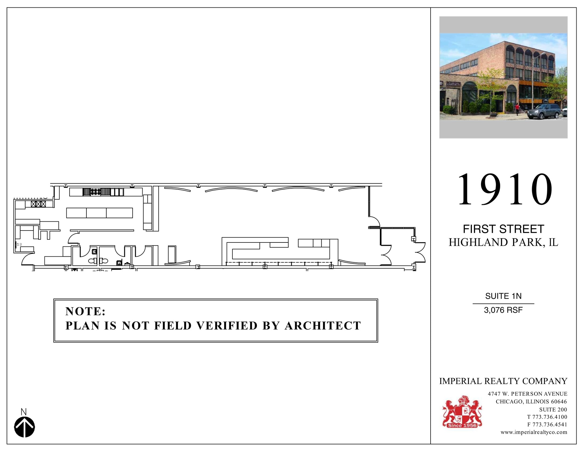 1910 First St, Highland Park, IL for lease Site Plan- Image 1 of 1