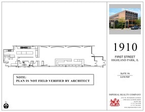 1910 First St, Highland Park, IL for lease Site Plan- Image 1 of 1