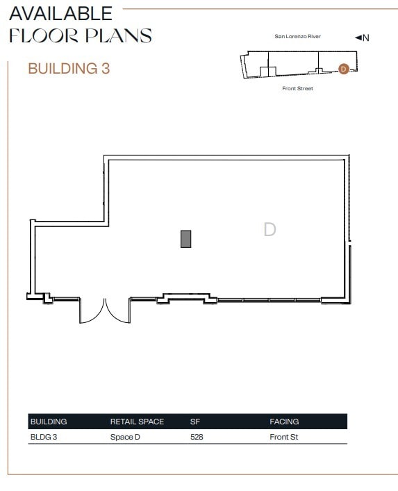 414-508 Front St, Santa Cruz, CA for lease Floor Plan- Image 1 of 1