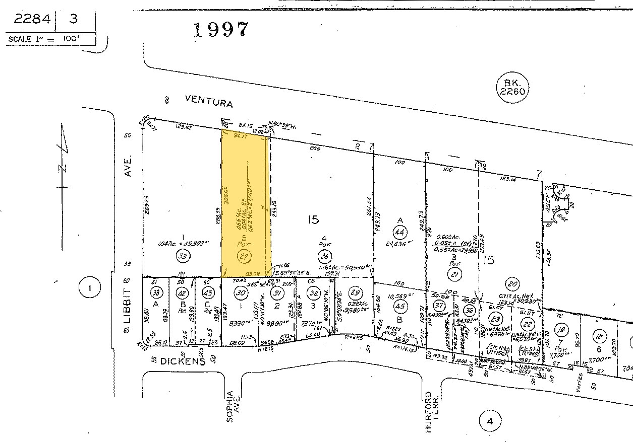 16250 Ventura Blvd, Encino, CA à louer Plan cadastral- Image 1 de 2