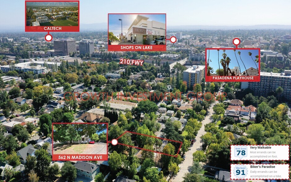 562 N Madison Ave, Pasadena, CA à vendre - Photo du bâtiment - Image 3 de 15