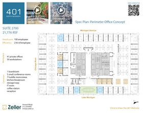 401 N Michigan Ave, Chicago, IL for lease Floor Plan- Image 2 of 3