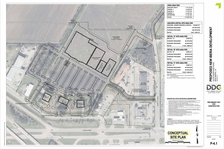 704 W Hwy 90, New Iberia, LA for lease - Site Plan - Image 3 of 3