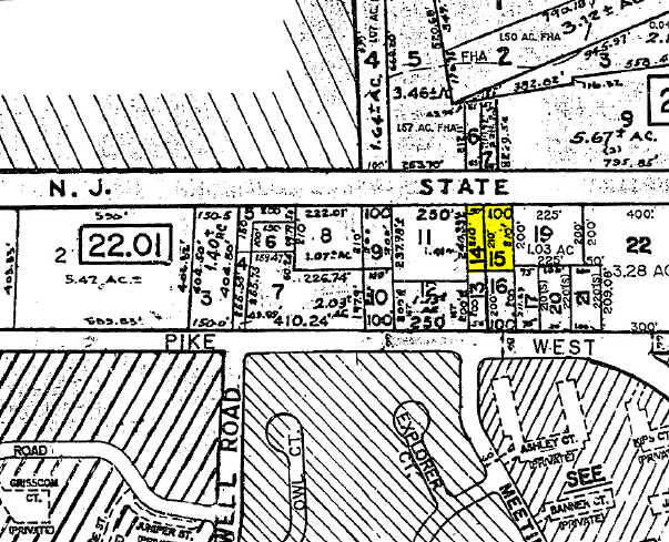 300 Route 70 W, Cherry Hill, NJ for lease - Plat Map - Image 2 of 8